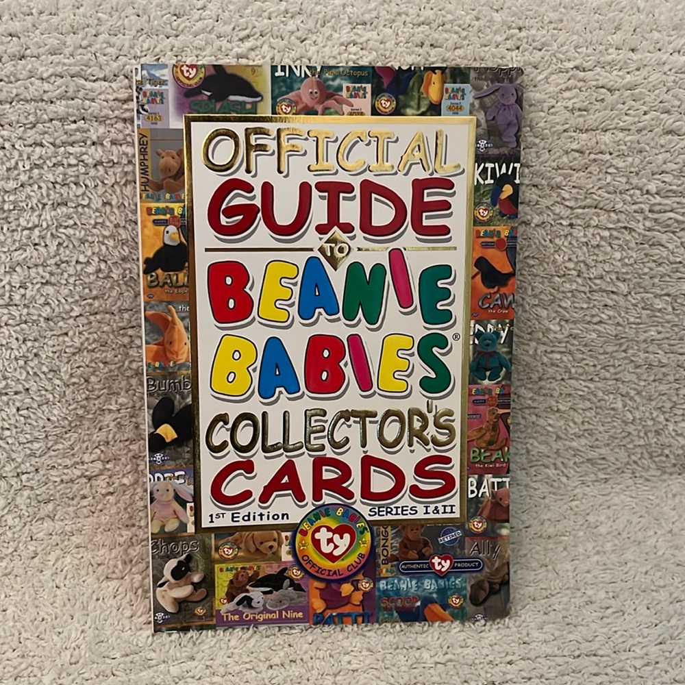 Beanie baby collector cards book